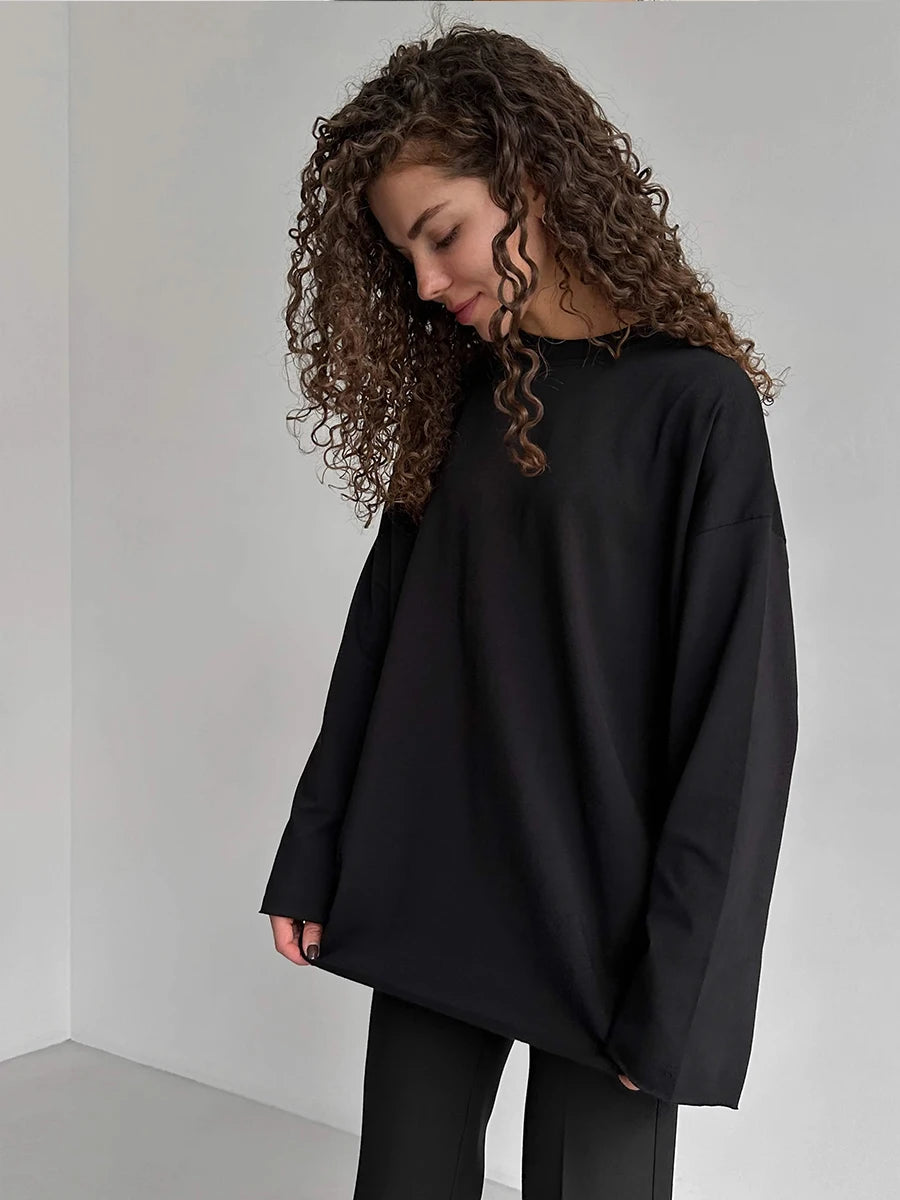 Oversized Cotton Tee — Women's