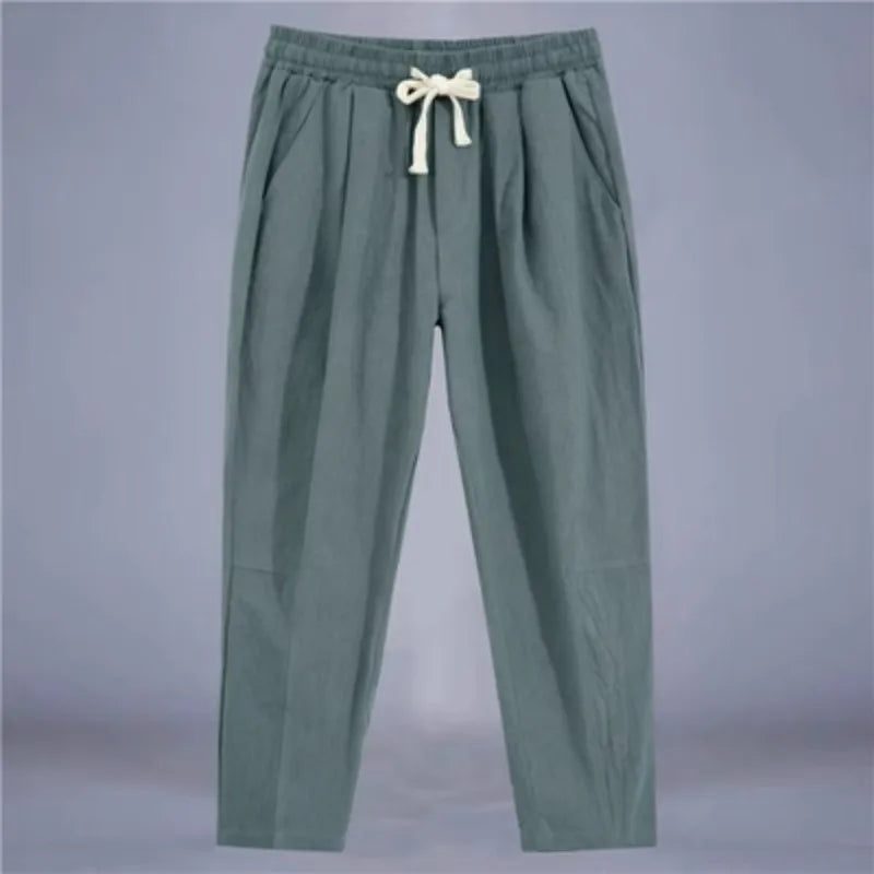 Men's loose fit streetwear trousers by Craftklart with drawstring waist, casual style, and comfortable fit, shown in the product image.