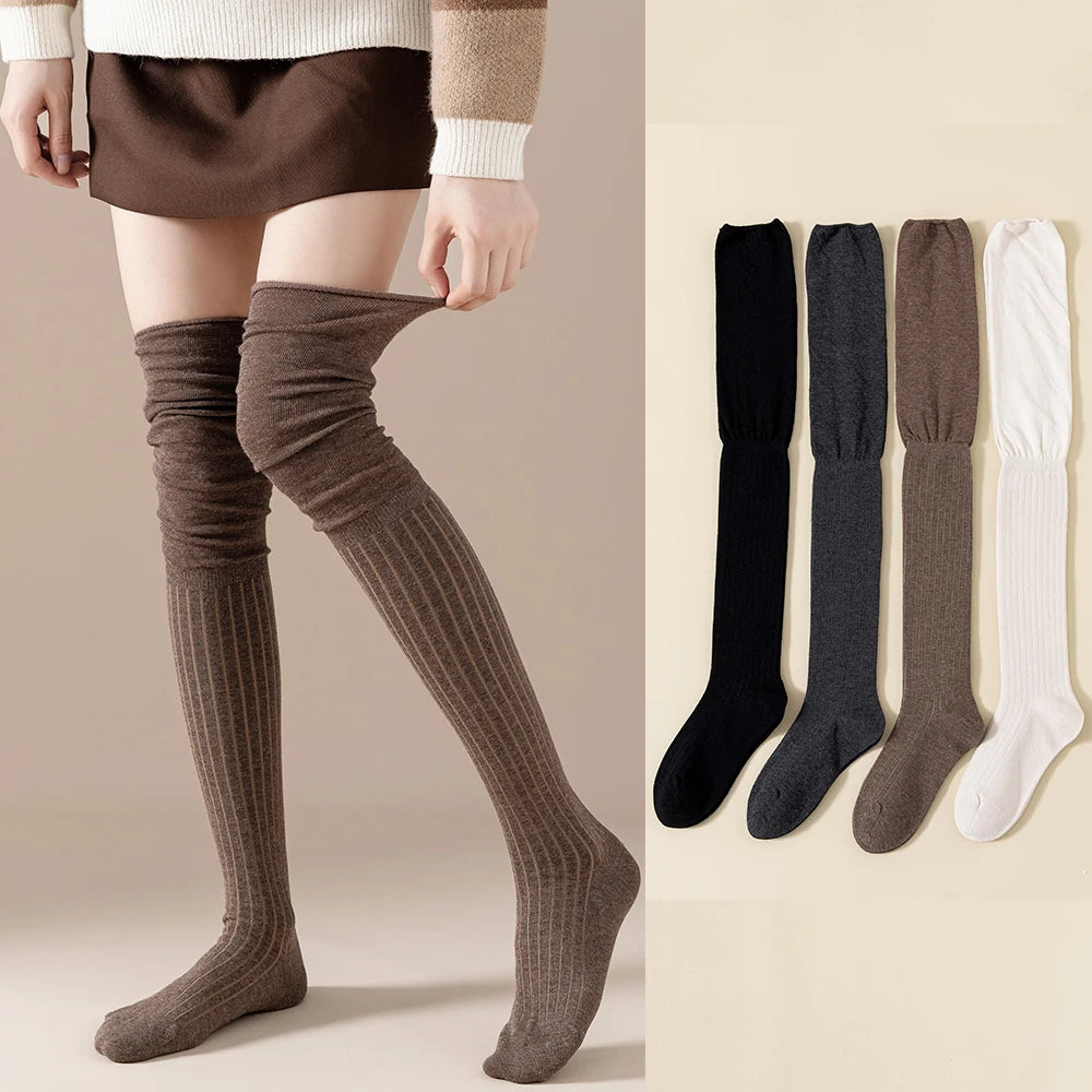 Autumn/Winter Women's Stockings Knee Thigh High Socks - Premium Socks from Craftklart Dropship - Just $1.98! Shop now at Craftklart.store