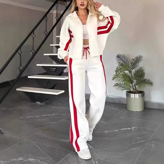 Urban Casual Y2k Tops Tracksuit Set