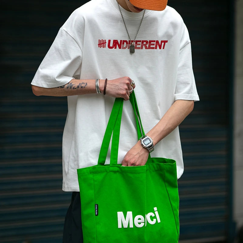 Summer Japanese Streetwear Letter Print Cotton T Shirt - Premium T-Shirt from Craftklart Dropship - Just $28.87! Shop now at Craftklart.store