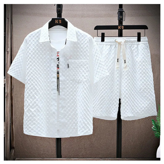 2025 Fashion Men's Sportswear Set Breathable Set - Premium Set from Craftklart Dropship - Just $15! Shop now at Craftklart.store