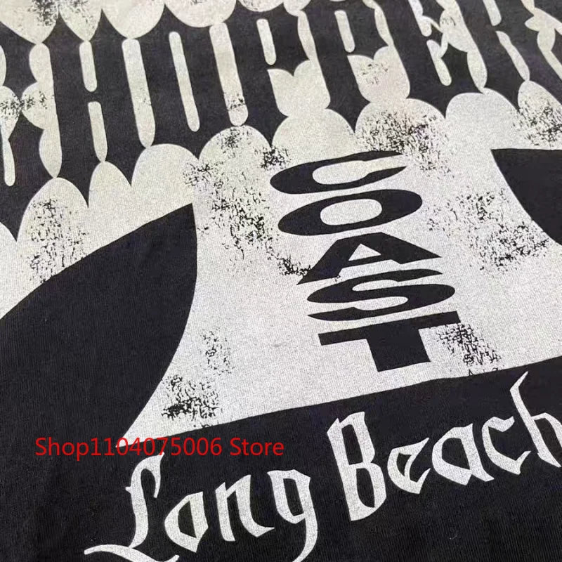 Vintage washed West Coast Choppers cross print oversized sweatshirt by Urban Fashion & Streetwear Craftklart, showcasing bold graphic design.
