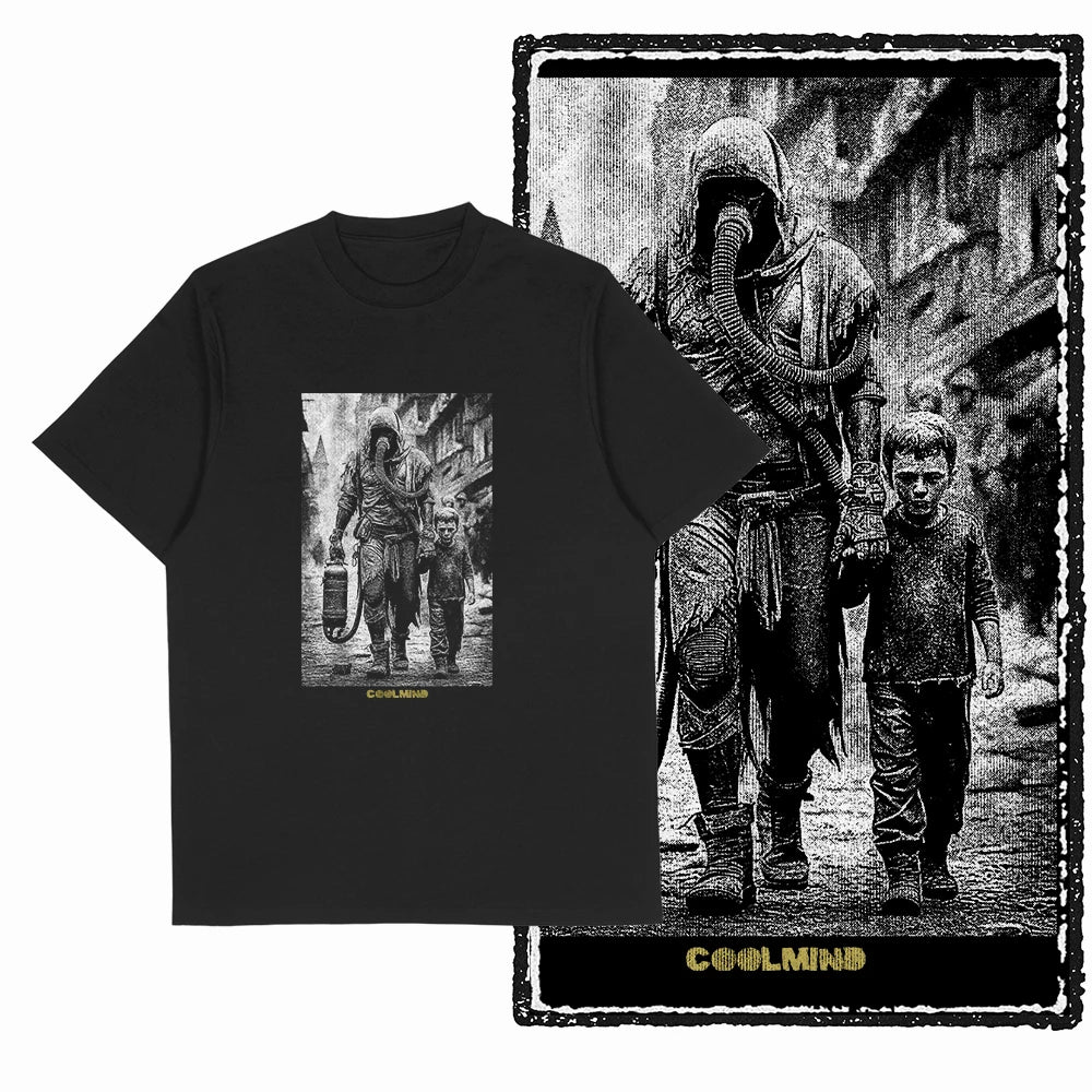 Urban Streetwear Retro Print Graphic Tee - Craftklart.store