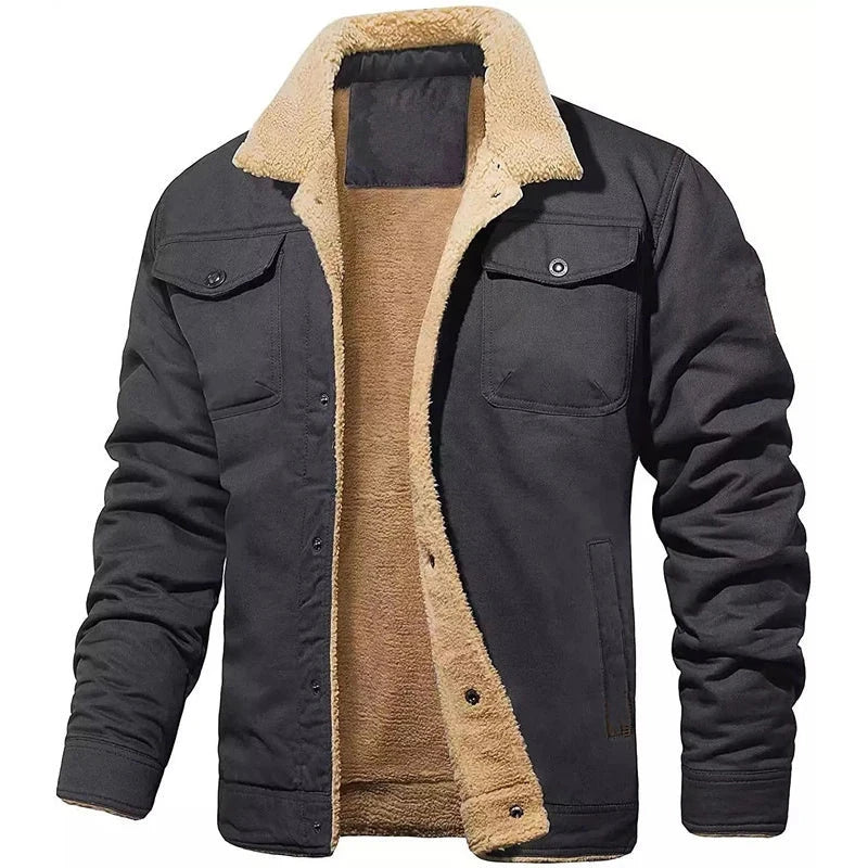 Men's Casual Lapel Single Breasted Double Pocket Jacket - Premium Jacket from Craftklart Dropship - Just $22! Shop now at Craftklart.store