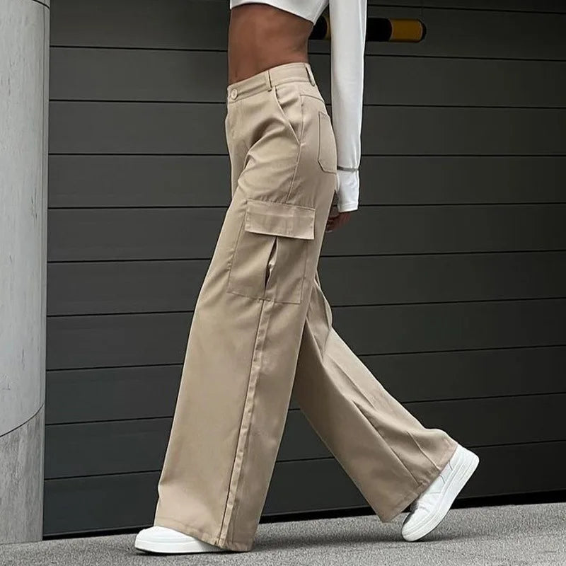 Branded Y2K Women Casual Harajuku Parachute Pants - Premium Pants from Craftklart Dropship - Just $14.99! Shop now at Craftklart.store