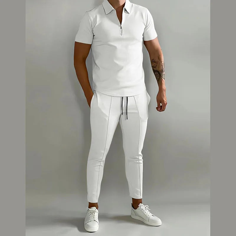 Men's Activewear Sports Short sleeve Set - Premium Activwear from Craftklart Dropship - Just $20.26! Shop now at Craftklart.store