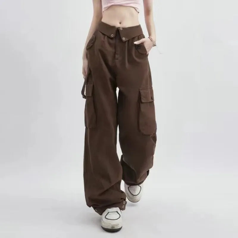 Women's Urban Hollow Stripe Long Sleeved Knitwear+Strap+Cargo Pants Set