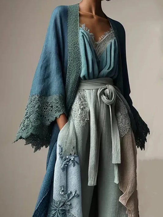 Autumn Ladies New Fashion Flared Sleeves Cardigan