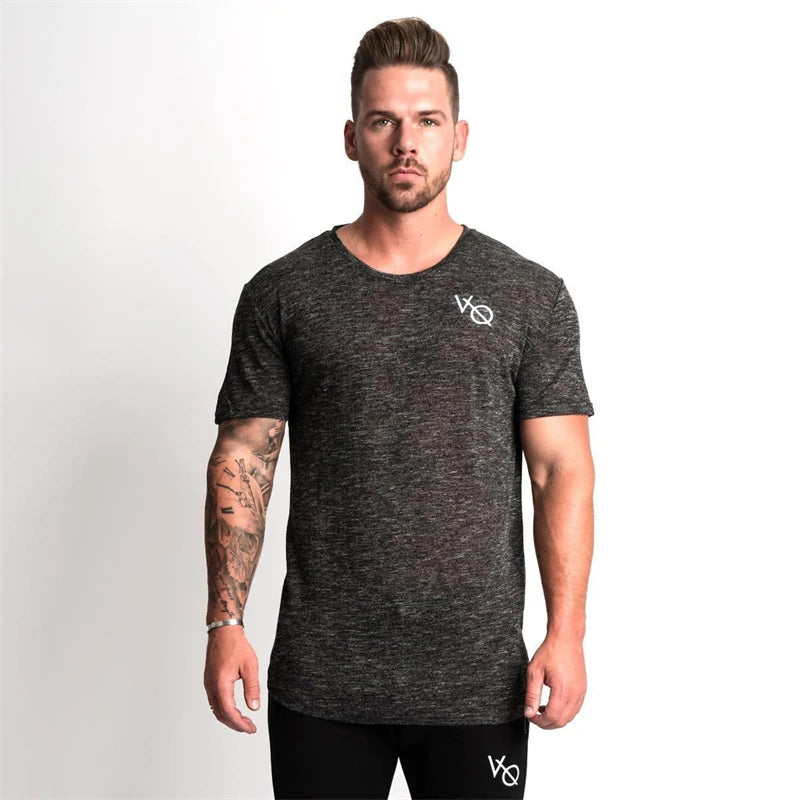 Cotton Slim Fitting Men's Sportswear T-shirt - Premium Activewear from Craftklart Dropship - Just $10.13! Shop now at Craftklart.store