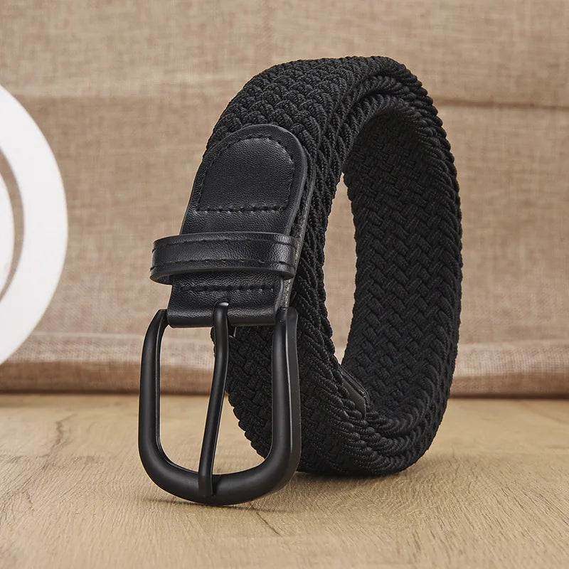 Men's Urban Casual Woven Elastic Belt