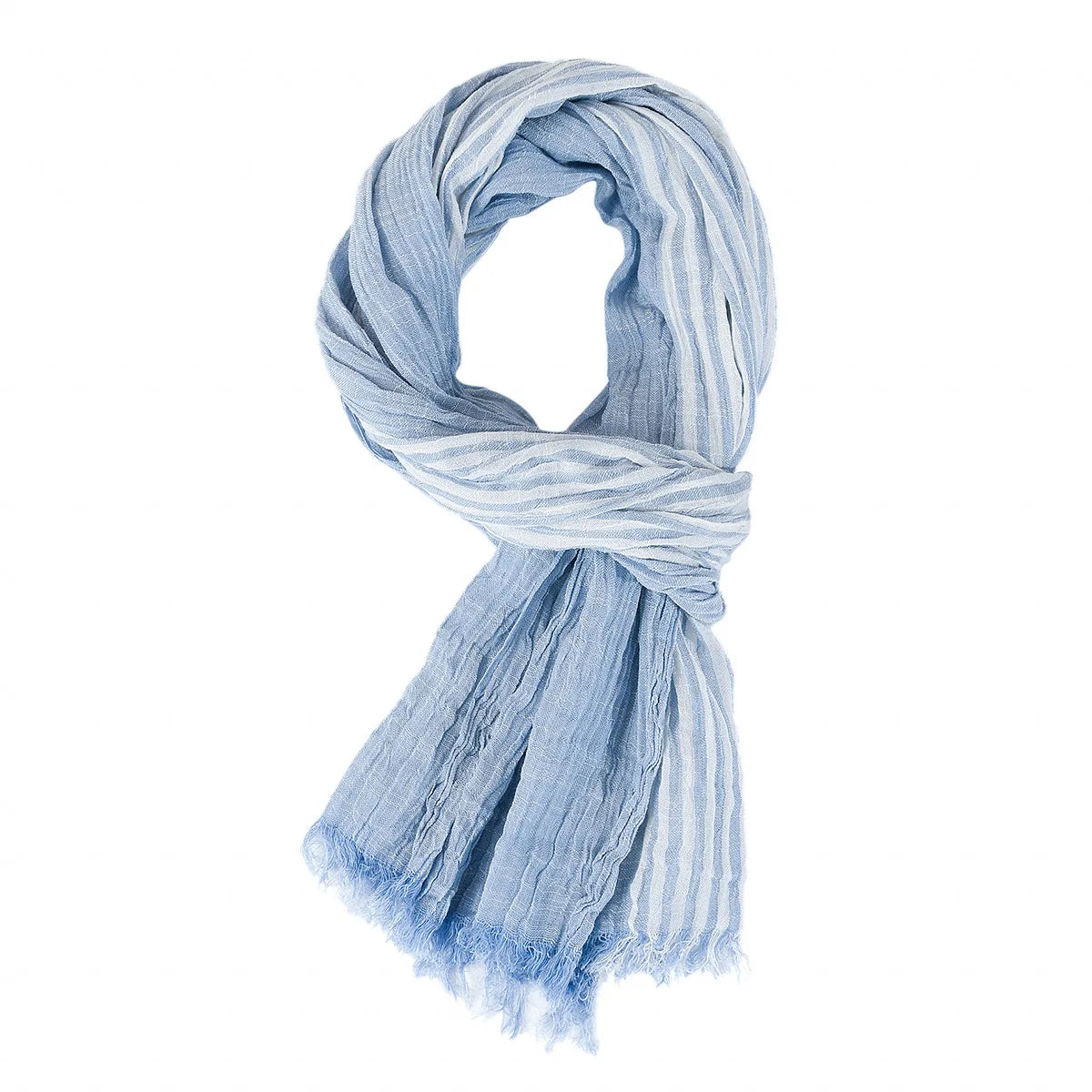 Cotton Linen Striped Men's Scarves - Premium Scarves from Craftklart Dropship - Just $3.99! Shop now at Craftklart.store