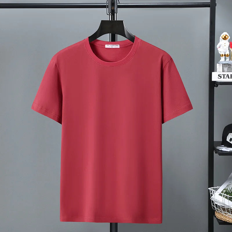 Summer Men's Cotton Shirts up-to 12XL - Premium T-Shirt from Craftklart Dropship - Just $18.68! Shop now at Craftklart.store