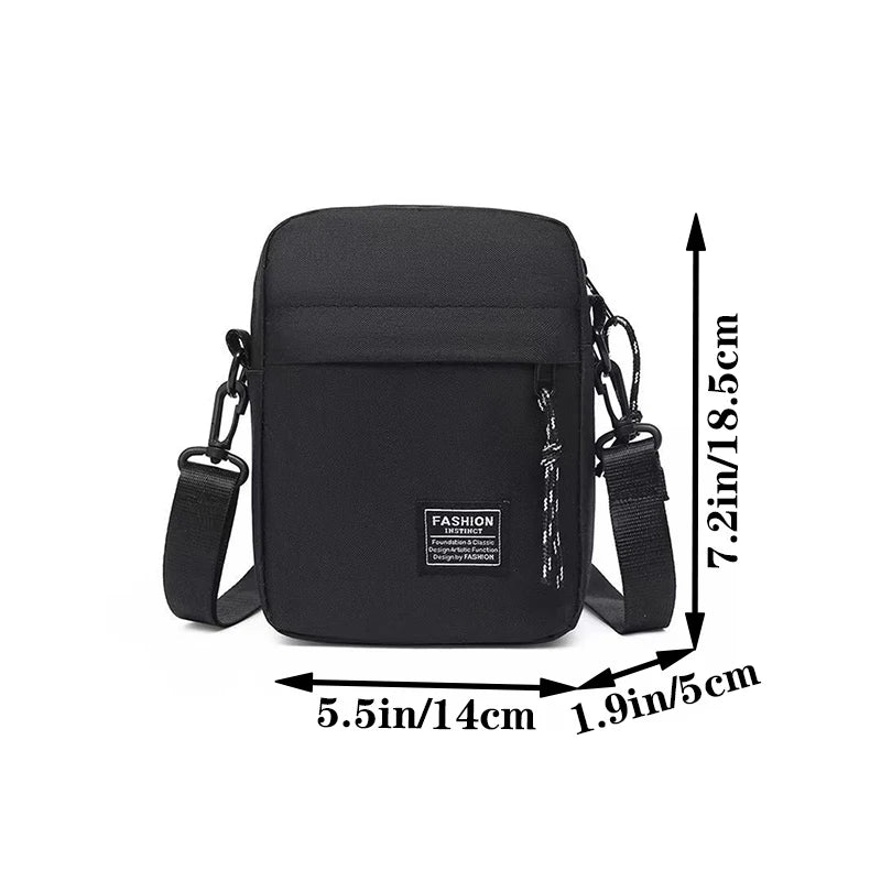 Craftklart Urban Crossbody Satchel Bag in unisex oxford style, featuring a sleek shoulder bag design with adjustable strap.