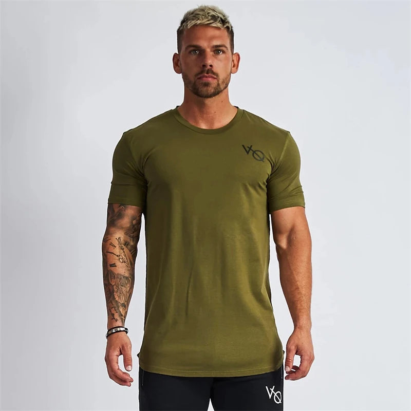 Cotton Slim Fitting Men's Sportswear T-shirt - Premium Activewear from Craftklart Dropship - Just $10.13! Shop now at Craftklart.store