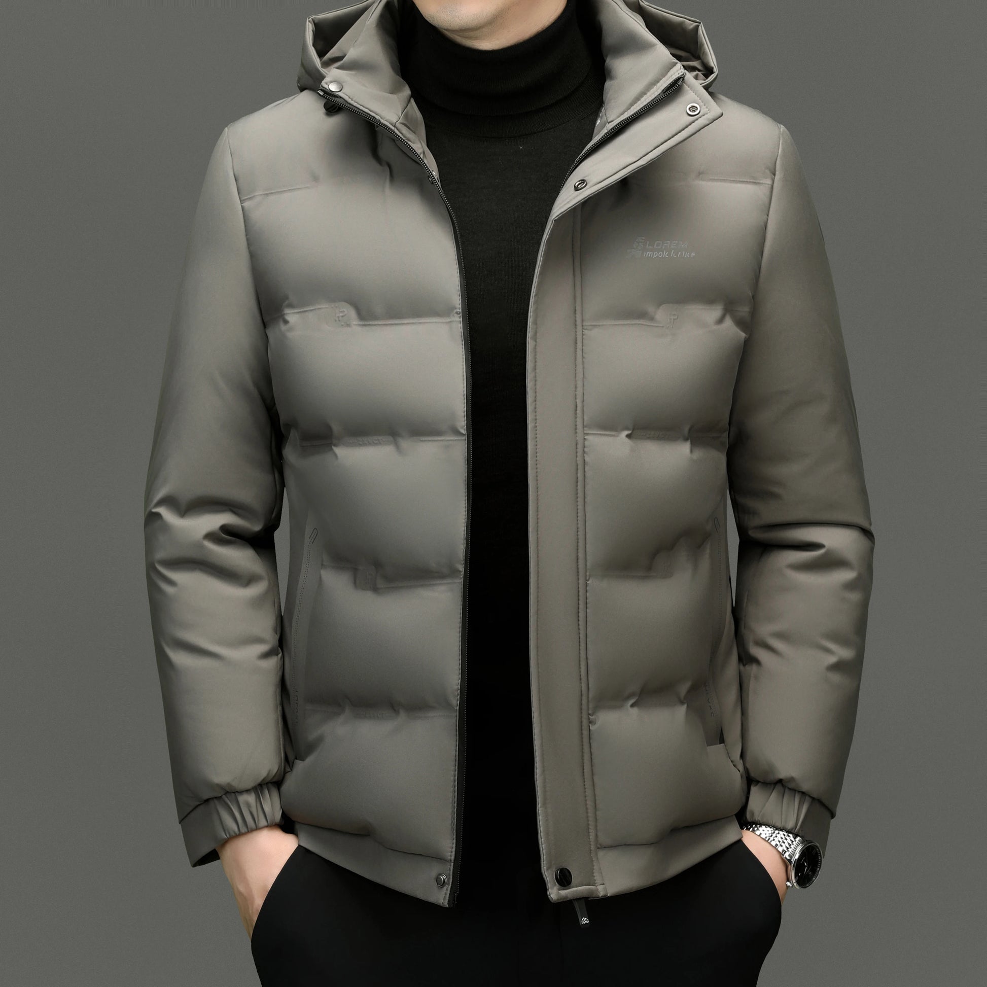 Men Thick Urban Casual Hooded Parka Jacket - Craftklart.store