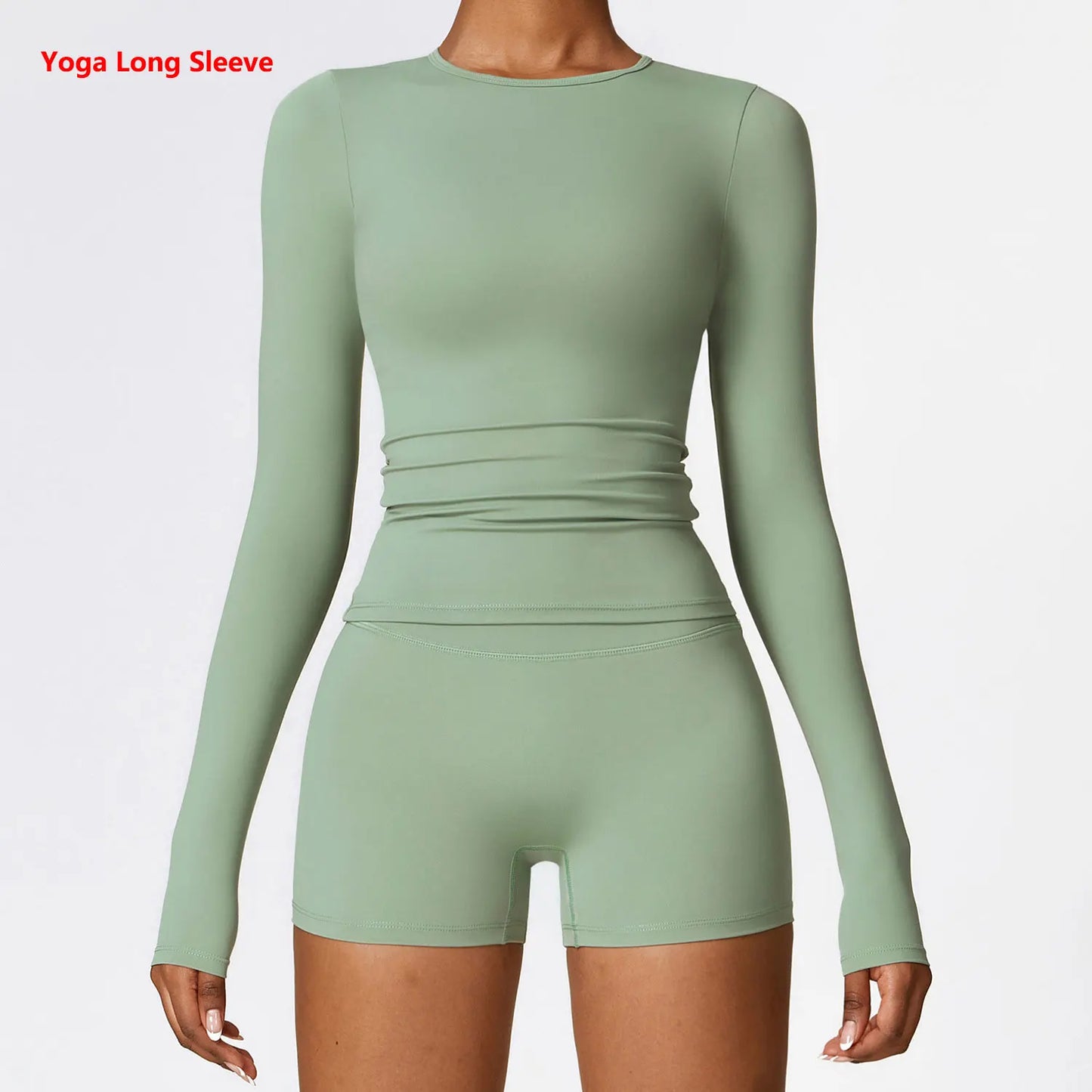 Women Yoga Long Sleeve Gym Top