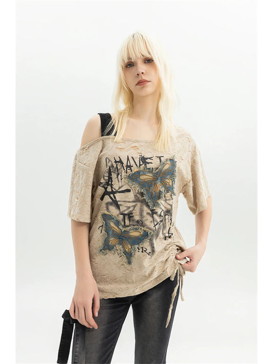Women's Graphic Print Harajuku Y2k Tee