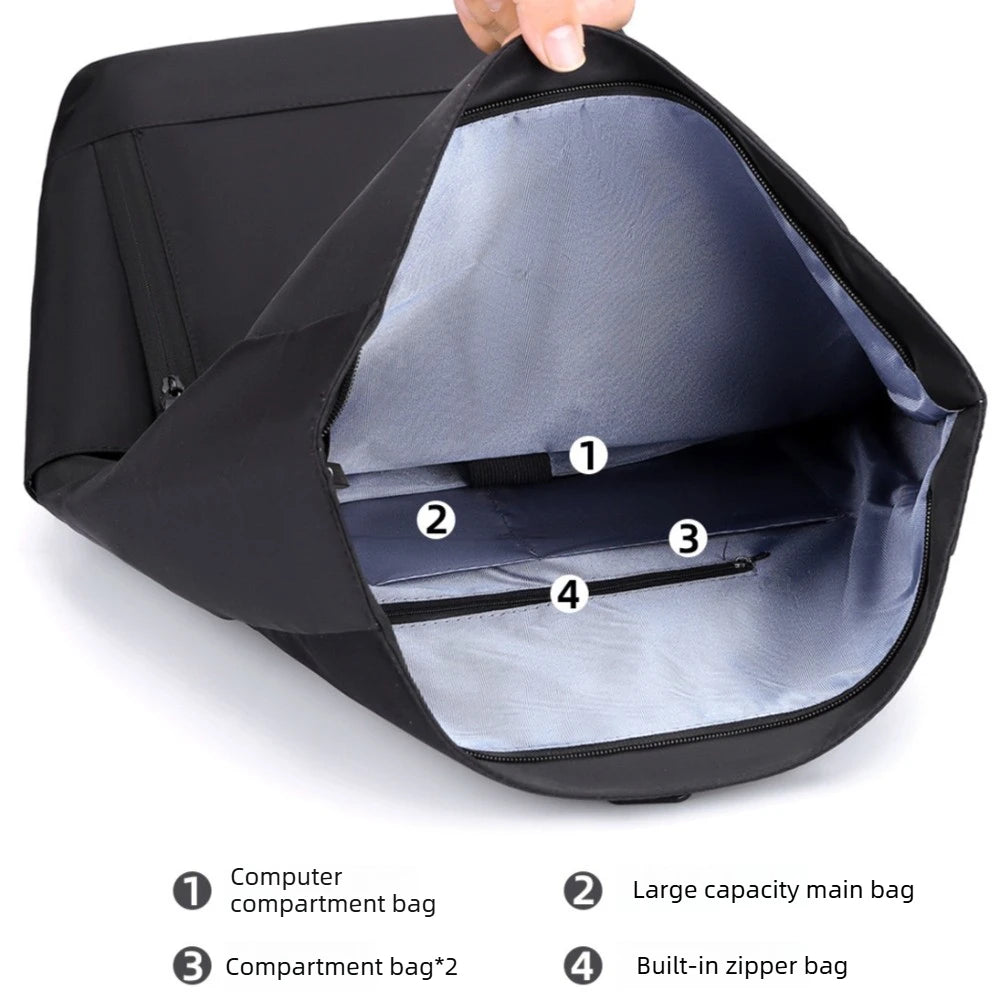 Urban Backpack – 16" Laptop Bag | Wear-Resistant & Waterproof