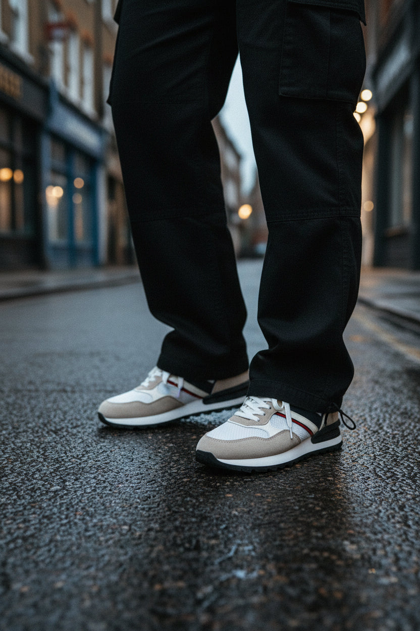 Urban Form Men's Retro Mesh Sneaker — Breathable Commuter