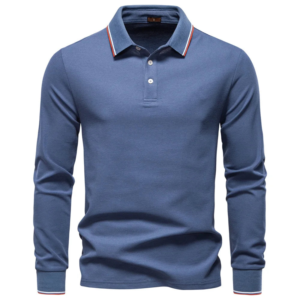 Men's Urban Fall Long-sleeved Polo Shirt - Craftklart.store