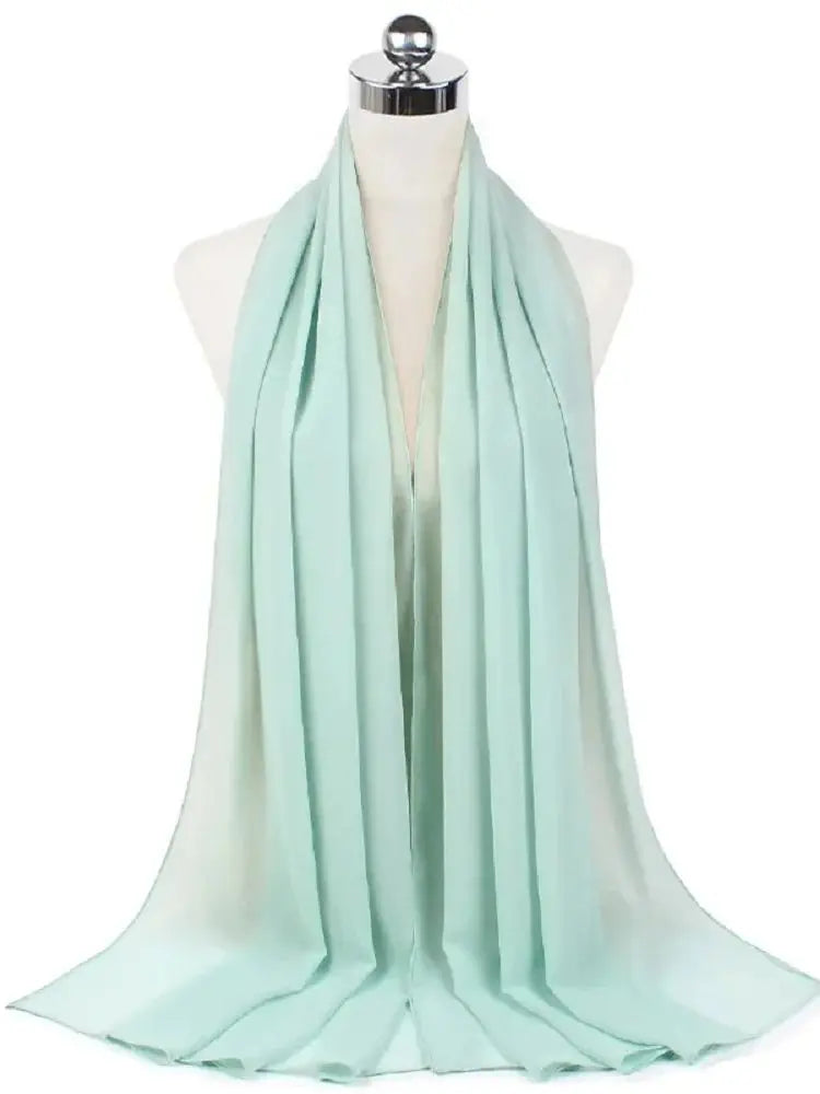New Fashion Women Solid Chiffon Headscarf