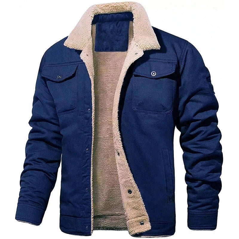 Men's Casual Lapel Single Breasted Double Pocket Jacket - Premium Jacket from Craftklart Dropship - Just $22! Shop now at Craftklart.store