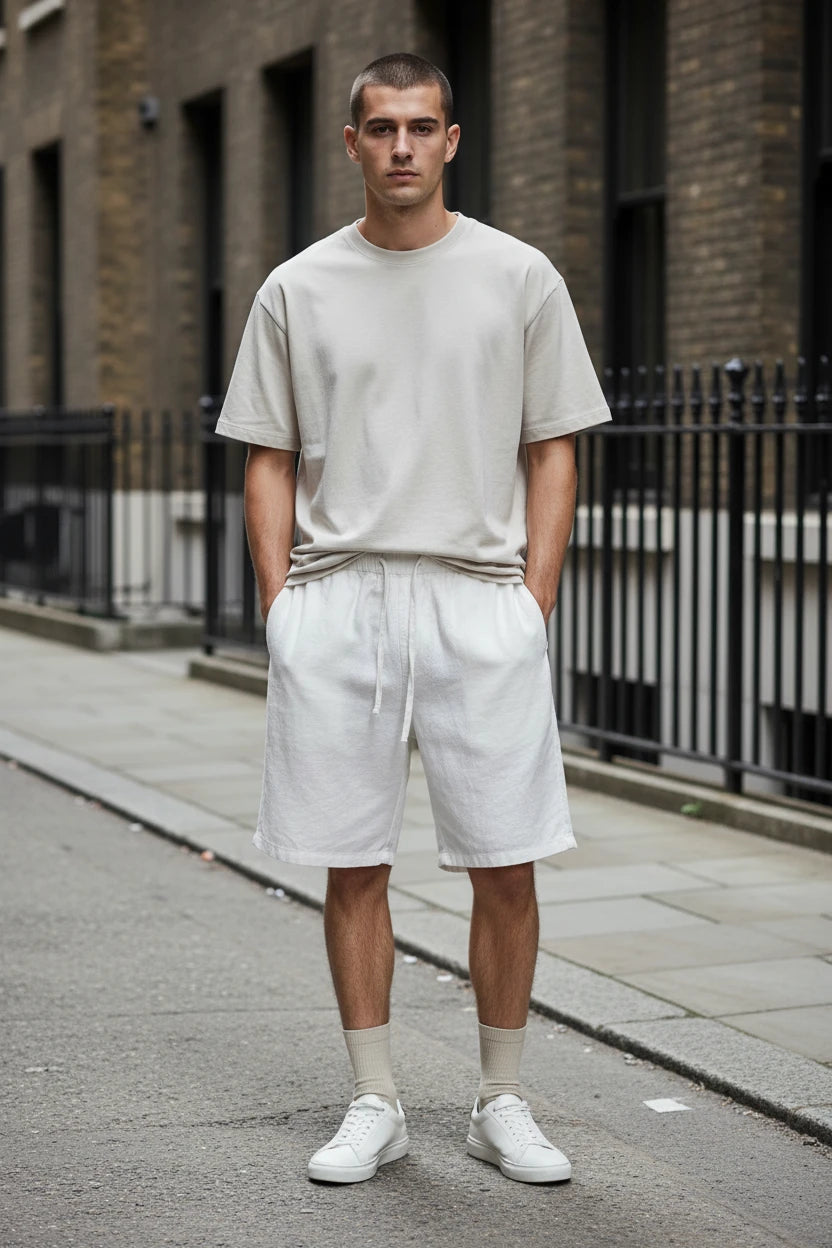 Cotton Linen Shorts