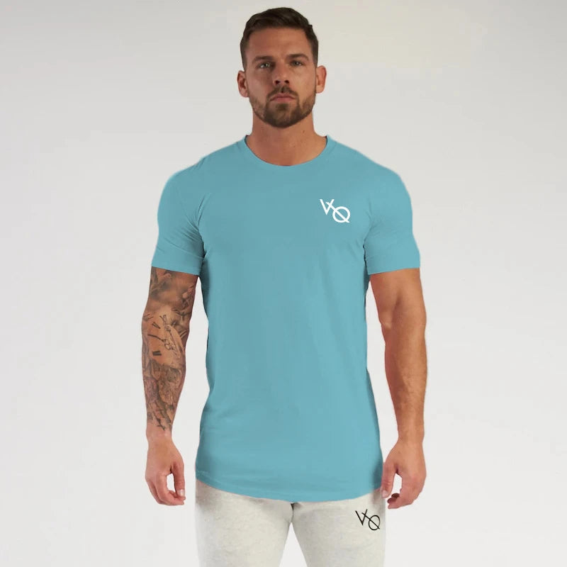 Cotton Slim Fitting Men's Sportswear T-shirt - Premium Activewear from Craftklart Dropship - Just $10.13! Shop now at Craftklart.store