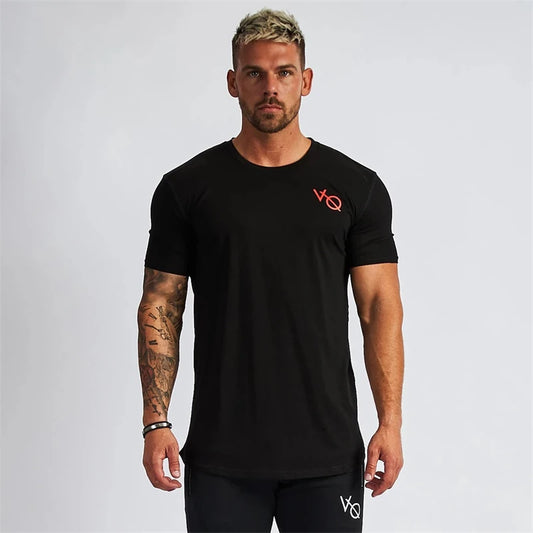 Cotton Slim Fitting Men's Sportswear T-shirt - Premium Activewear from Craftklart Dropship - Just $10.13! Shop now at Craftklart.store