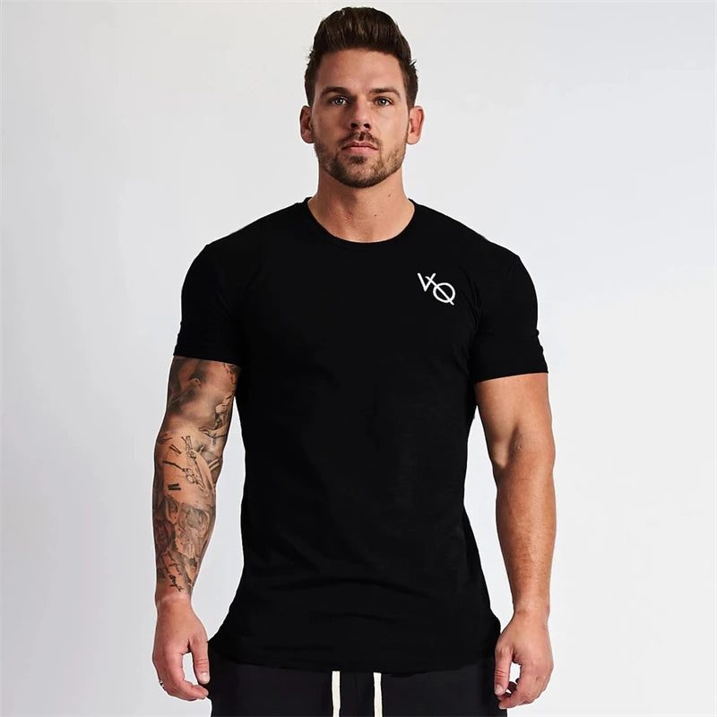 Cotton Slim Fitting Men's Sportswear T-shirt - Premium Activewear from Craftklart Dropship - Just $10.13! Shop now at Craftklart.store