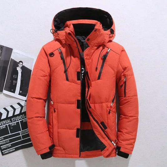 Men Hooded Casual Warm Thick Down Parkas - Craftklart.store