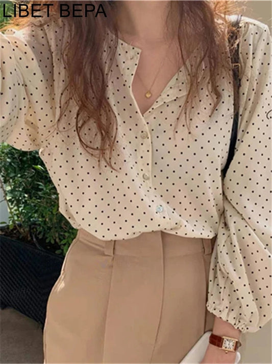 Boss Lady Oversize Office Buttons Blouse - Premium Shirt from Craftklart Dropship - Just $14.98! Shop now at Craftklart.store