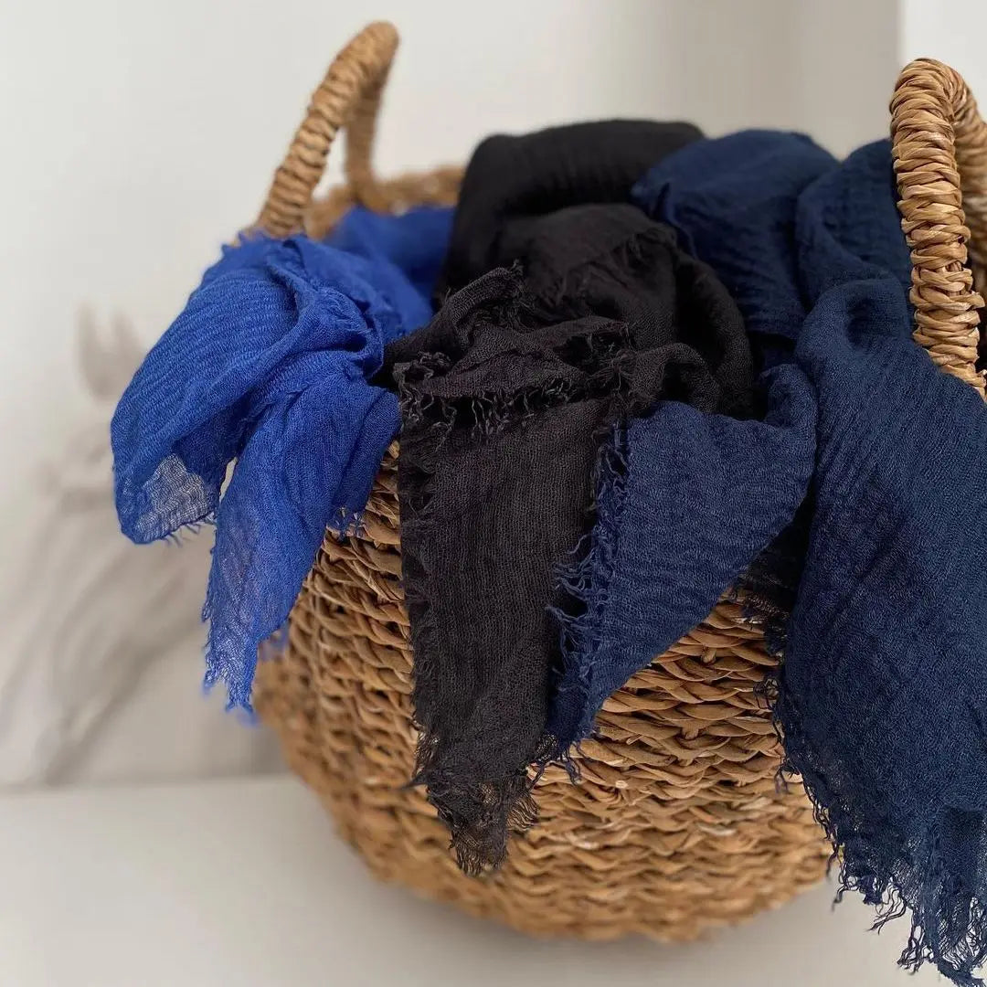 Women's Hot Crinkle Cotton Hijab Scarf