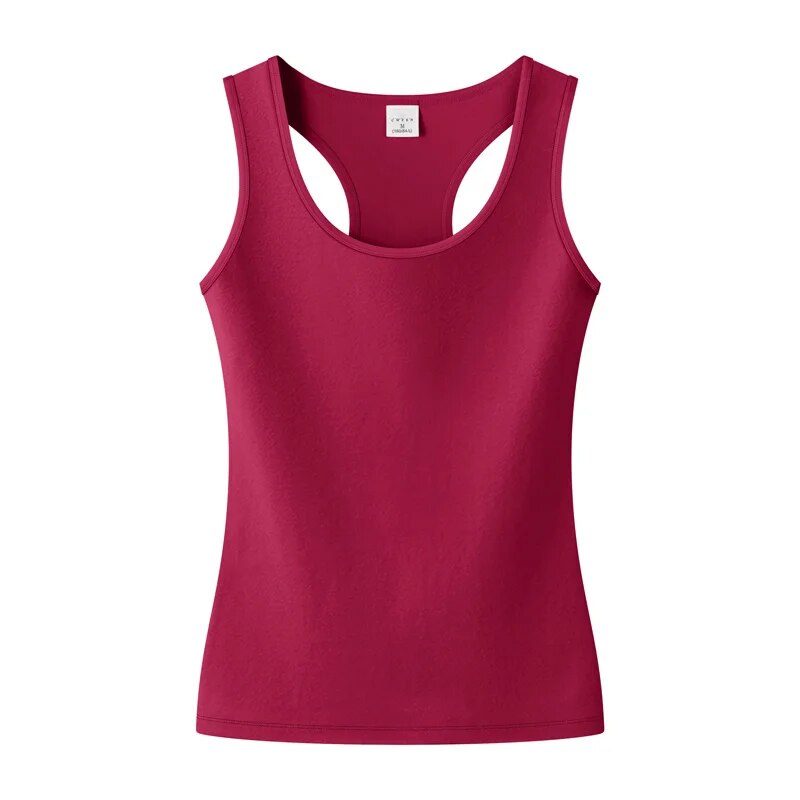 Women's Urban Solid color Cotton Camis Vest - Premium Vest from Craftklart Dropship - Just $9.89! Shop now at Craftklart.store