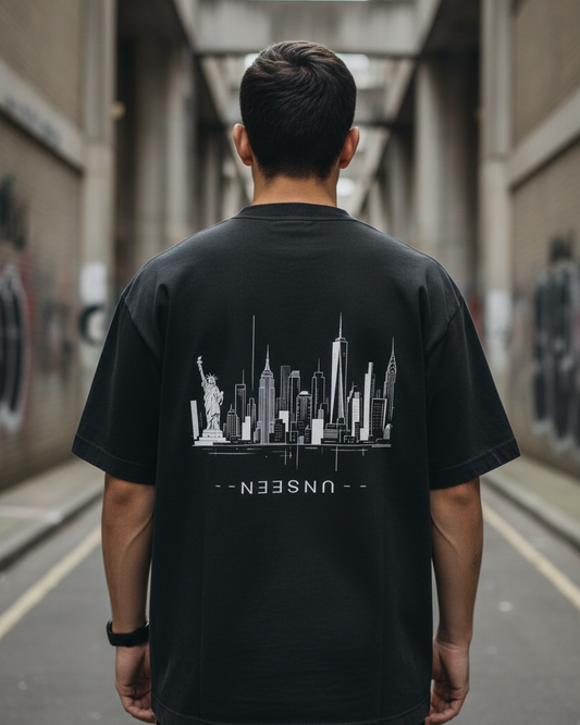 Vintage Washed Tee — Heavyweight Frayed Hem