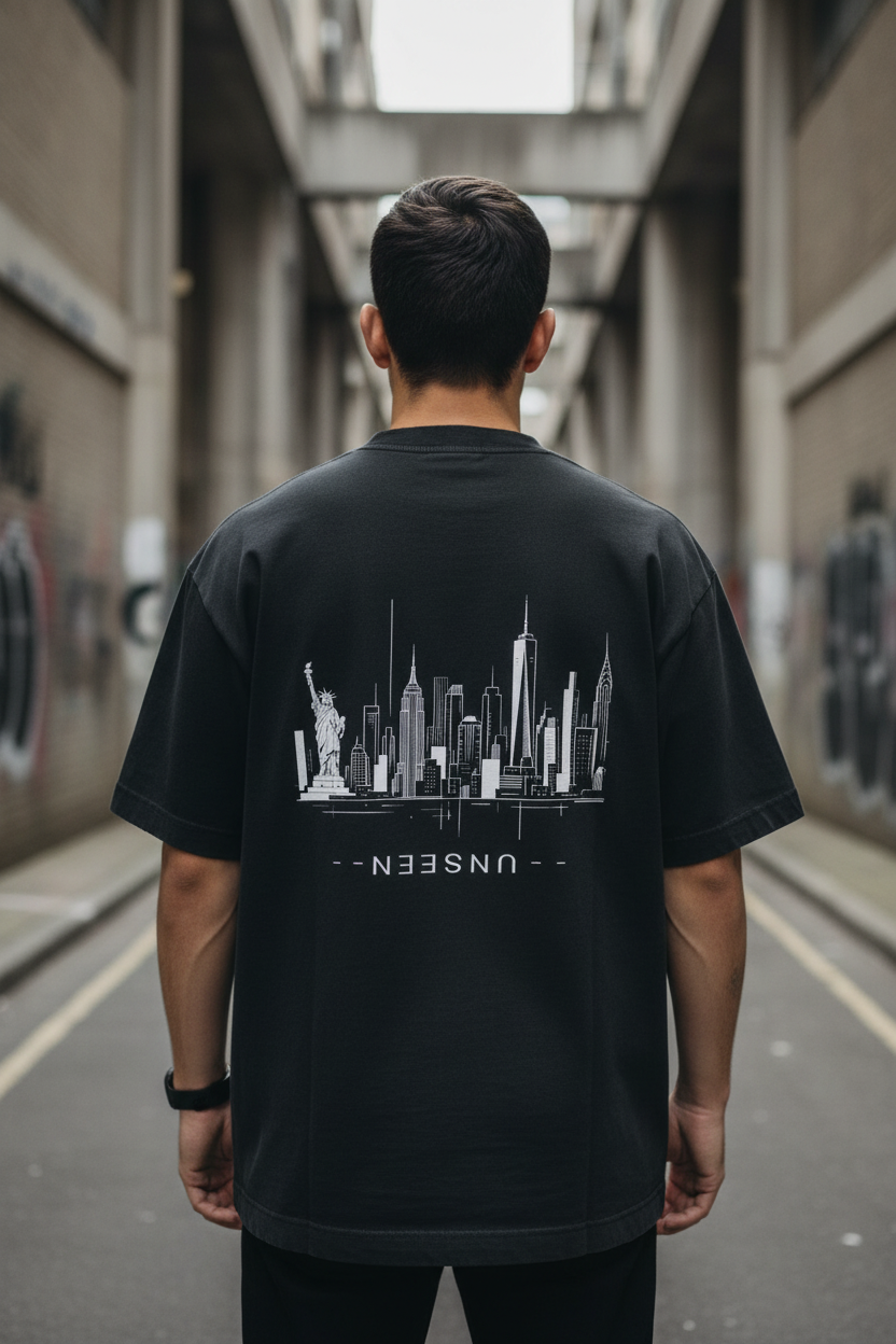 Heavyweight Vintage Washed Frayed T-Shirt