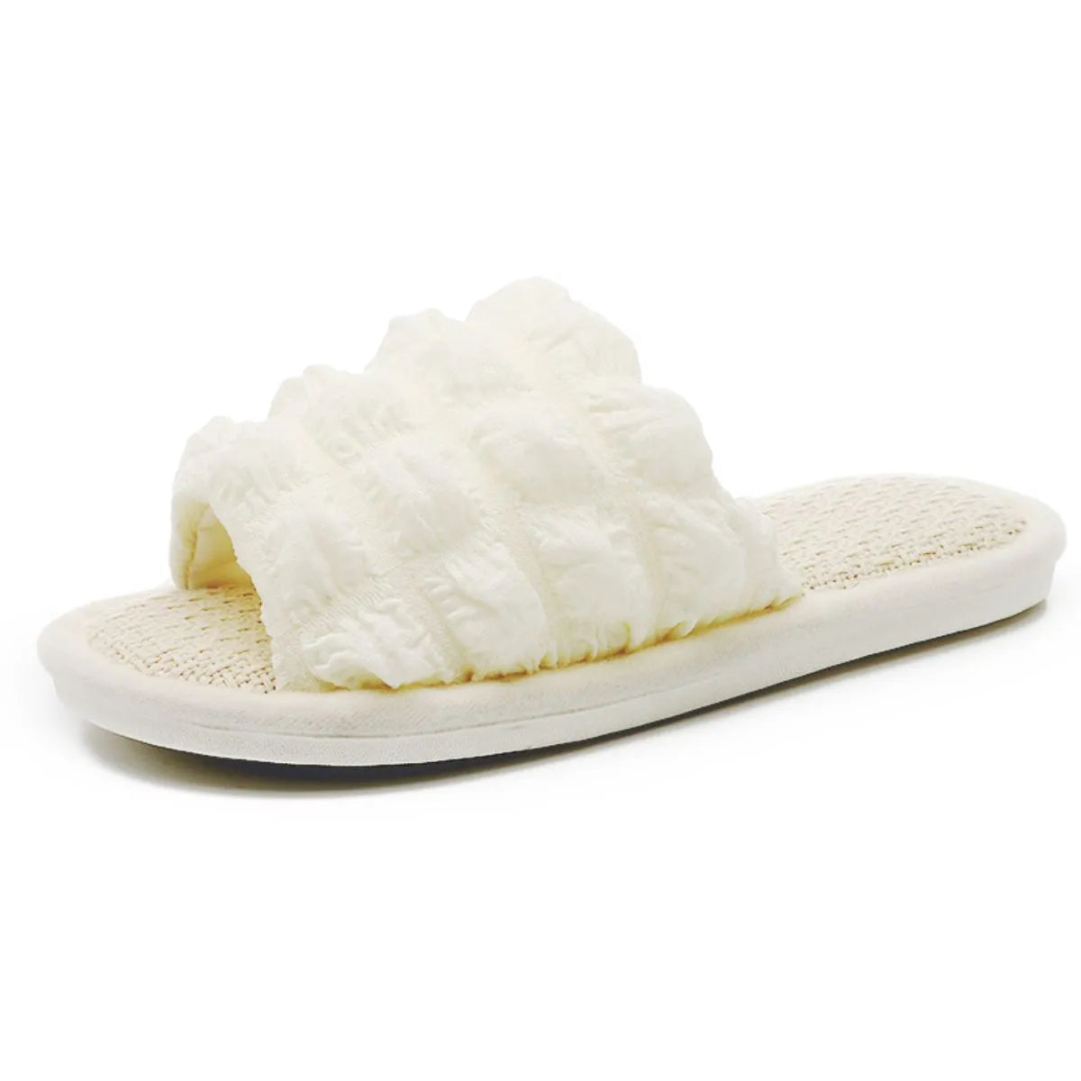 Cute Summer Styled Open Toe Flats Slippers - Premium Slippers from Trendsi - Just $12.74! Shop now at Craftklart.store