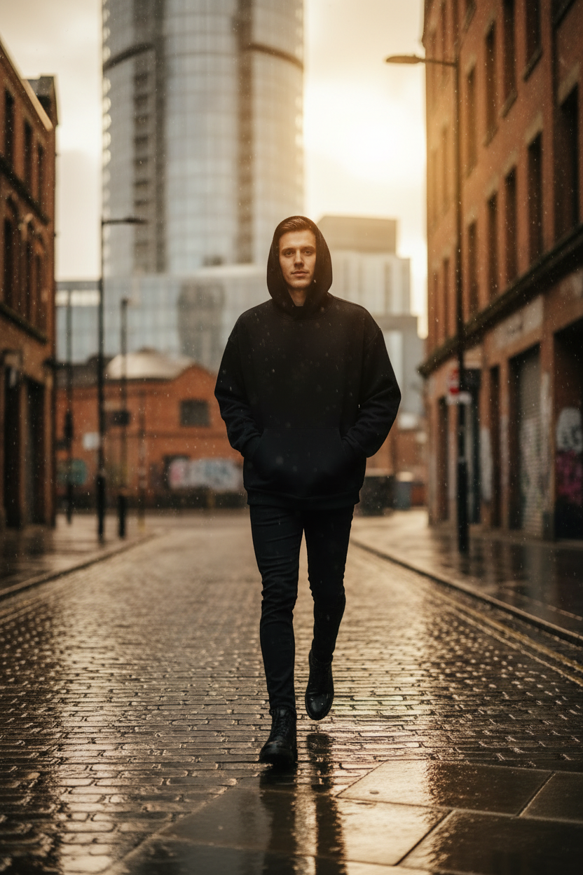Plain Authority Heavyweight Fleece Boxy Hoodie