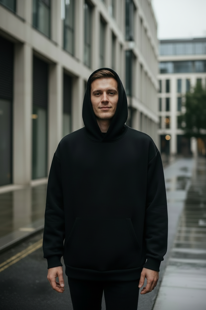 Plain Authority Heavyweight Fleece Boxy Hoodie