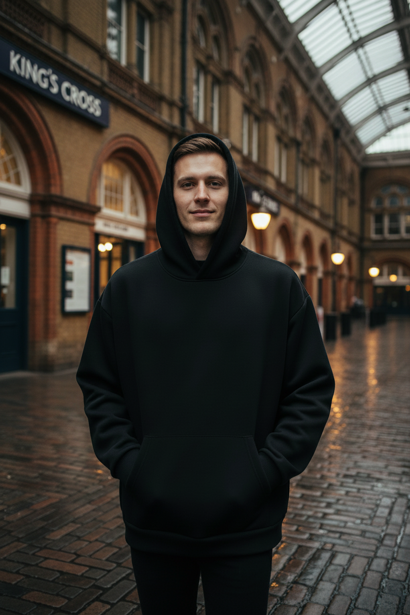 Plain Authority Heavyweight Fleece Boxy Hoodie