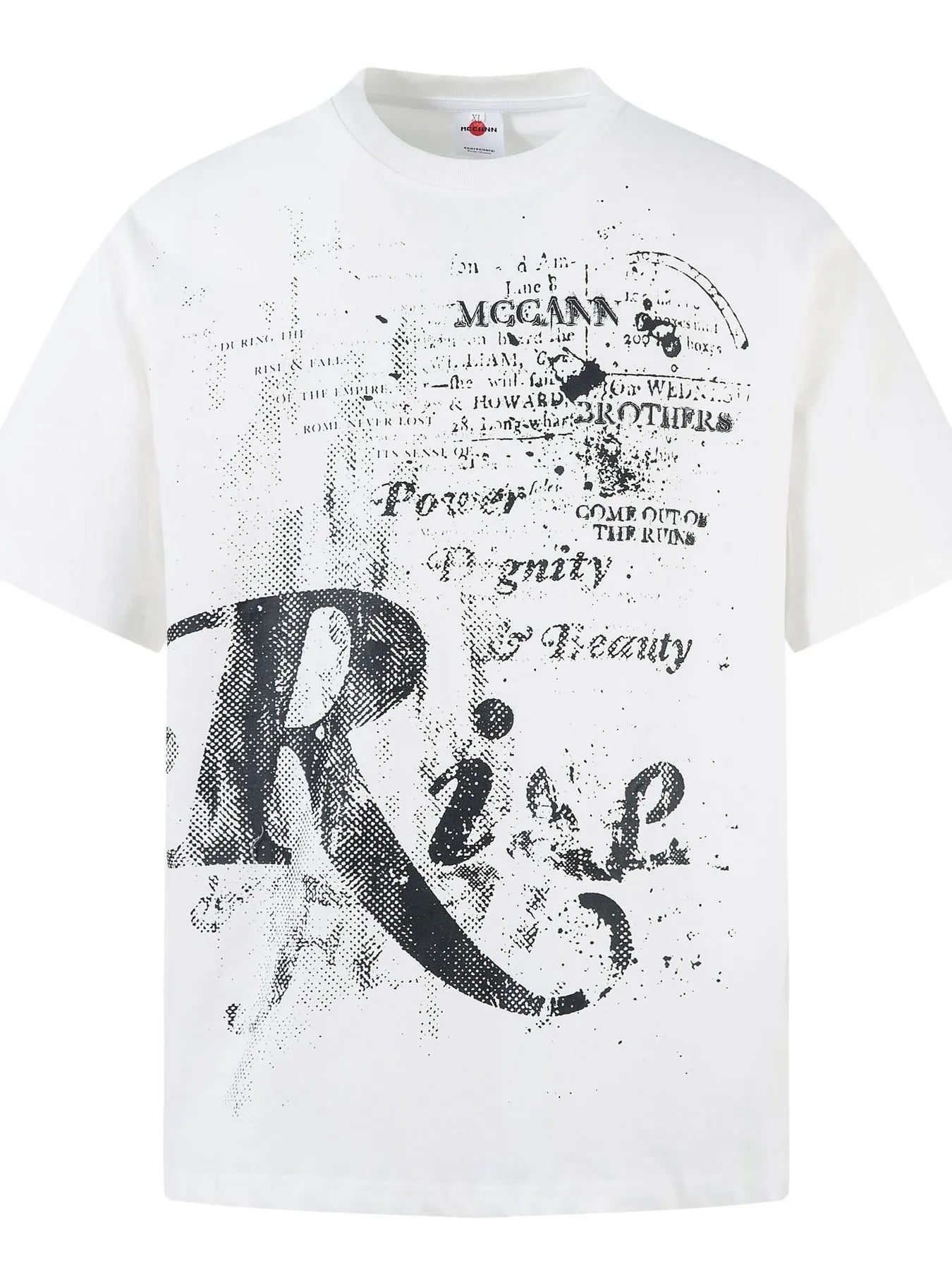 Men's Letter Graphic Short Sleeve T-Shirt - Premium T-Shirt from Trendsi - Just $33.38! Shop now at Craftklart.store