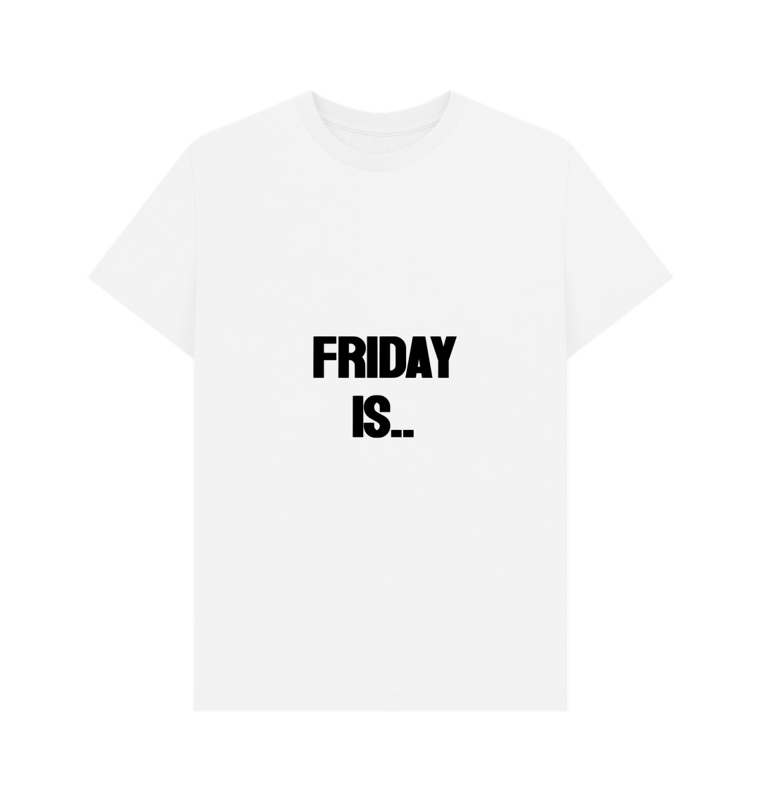 White Printed T-shirt Front