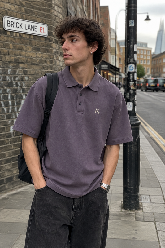 250GSM Drop Shoulder Polo