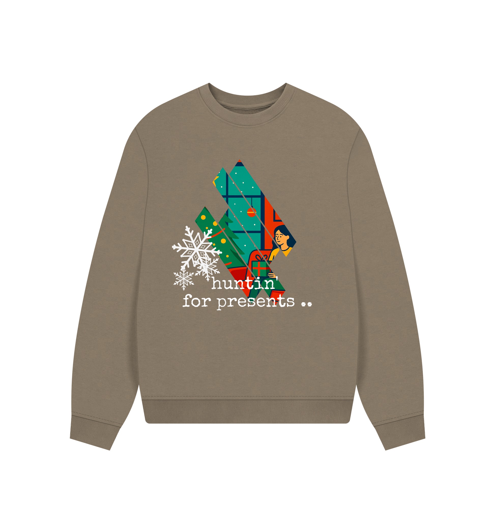 Willow Printed Sweater Front