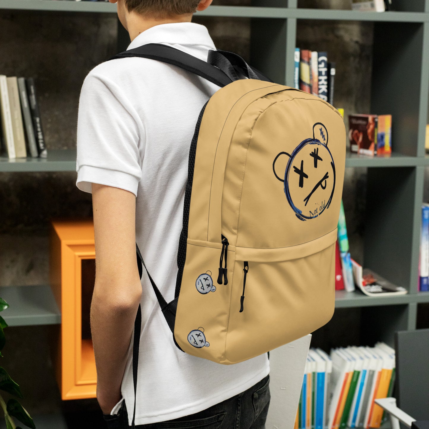 Streetwear Custom Backpack (Tan) - Premium Backpack from Craftklart.store - Just $39! Shop now at Craftklart.store