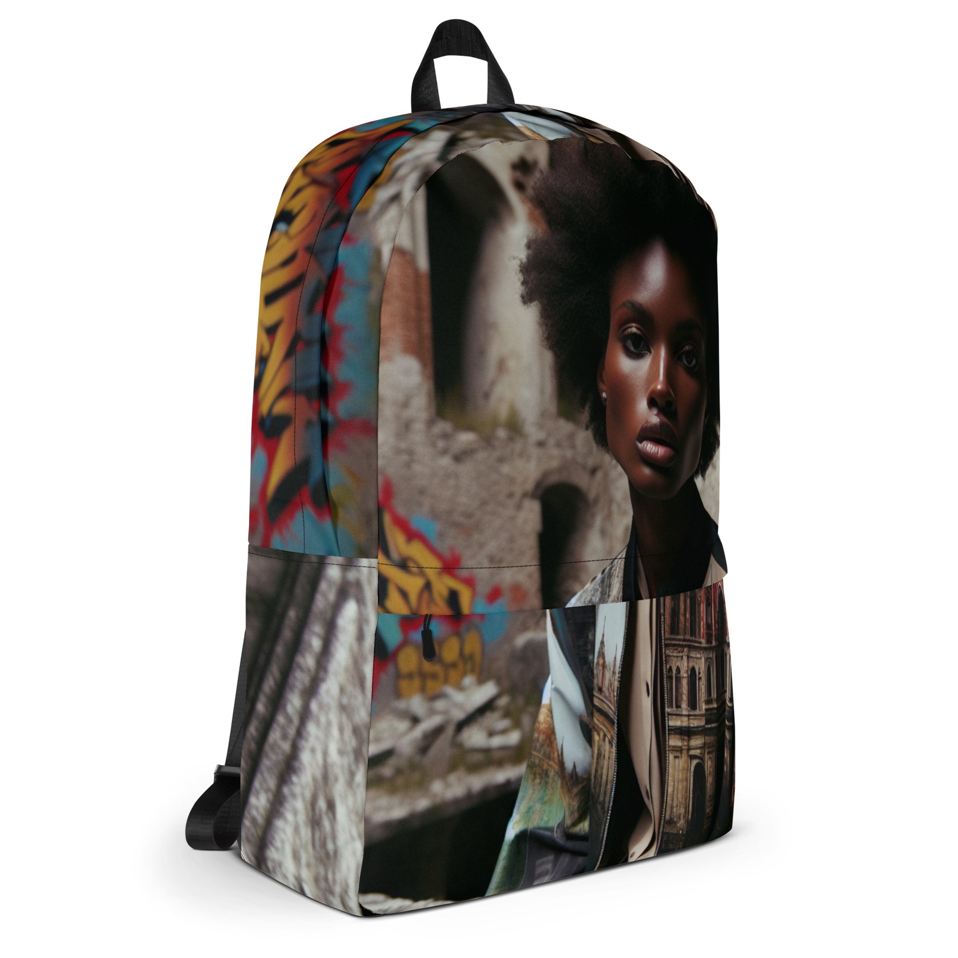 Urban Girl Custom Print  Backpack - Premium Backpack from Craftklart.store - Just $39! Shop now at Craftklart.store