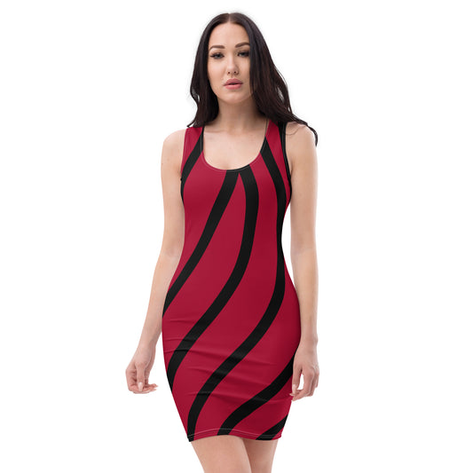 Simplicity in Red Bodycon Dress - Premium Dress from Craftklart.store - Just $25! Shop now at Craftklart.store