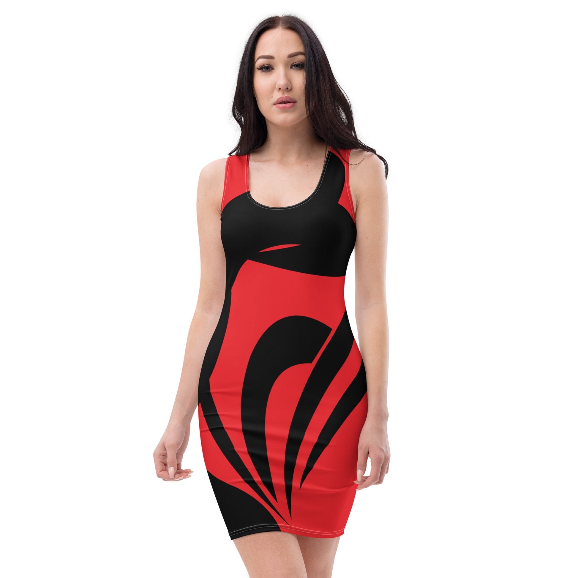 Craftklart Sublimation Cut & Sew Dress (Red) - Premium Dress from Craftklart - Just $34.5! Shop now at Craftklart