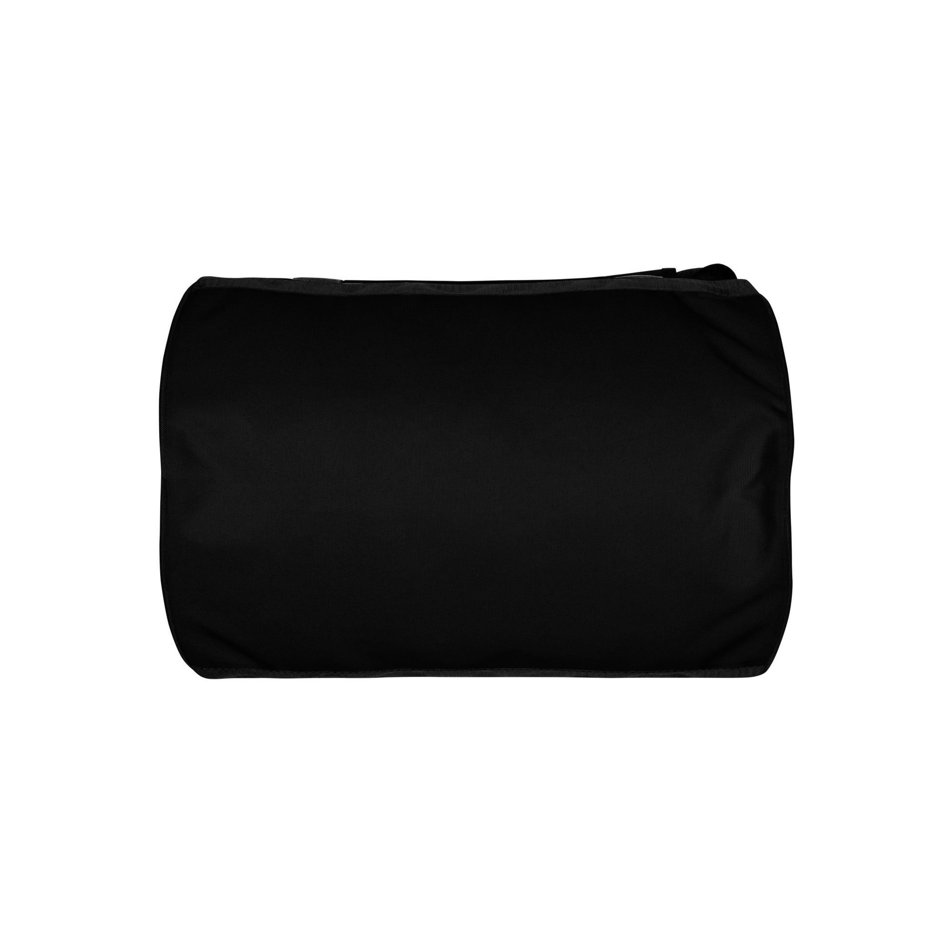 Craftklart Quiet Authority gym bag with all-over print design and white bottom, made for versatile sports and gym use.